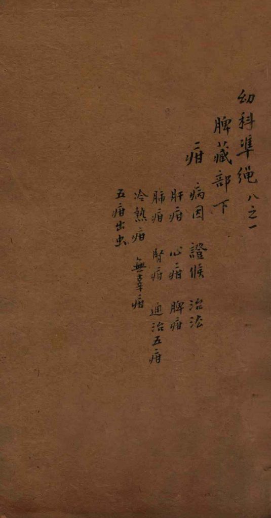 幼科证治准绳集  卷8  1PDF电子书下载中医教学-中医资料-中医医案-中医针灸-古籍珍本-中医基础-中医经典-中医-名家学术-中医男科-疾病专治-经方论治-名族医药-中医方剂-中药本草-中医拔罐-中医刮痧-推拿按摩-中医内科-中西结合-中医妇科-中医皮肤-中医医话-中医外科-中医儿科-中医儿科-海外中医-特色疗法-中医骨伤-中医四诊-中医养生阁