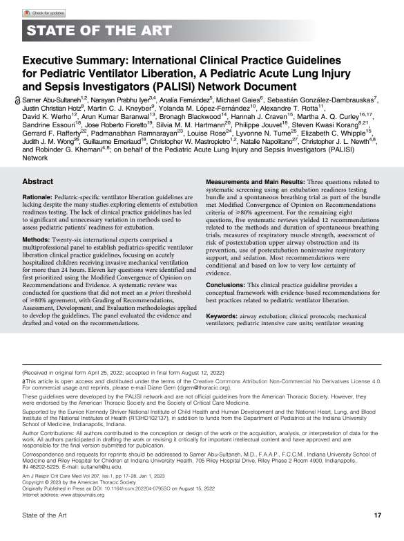 2023 国际临床实践指南：儿童呼吸机撤机(概要)PDF电子书下载 - 中医养生阁中医教学-中医资料-中医医案-中医针灸-古籍珍本-中医基础-中医经典-中医-名家学术-中医男科-疾病专治-经方论治-名族医药-中医方剂-中药本草-中医拔罐-中医刮痧-推拿按摩-中医内科-中西结合-中医妇科-中医皮肤-中医医话-中医外科-中医儿科-中医儿科-海外中医-特色疗法-中医骨伤-中医四诊-中医养生阁