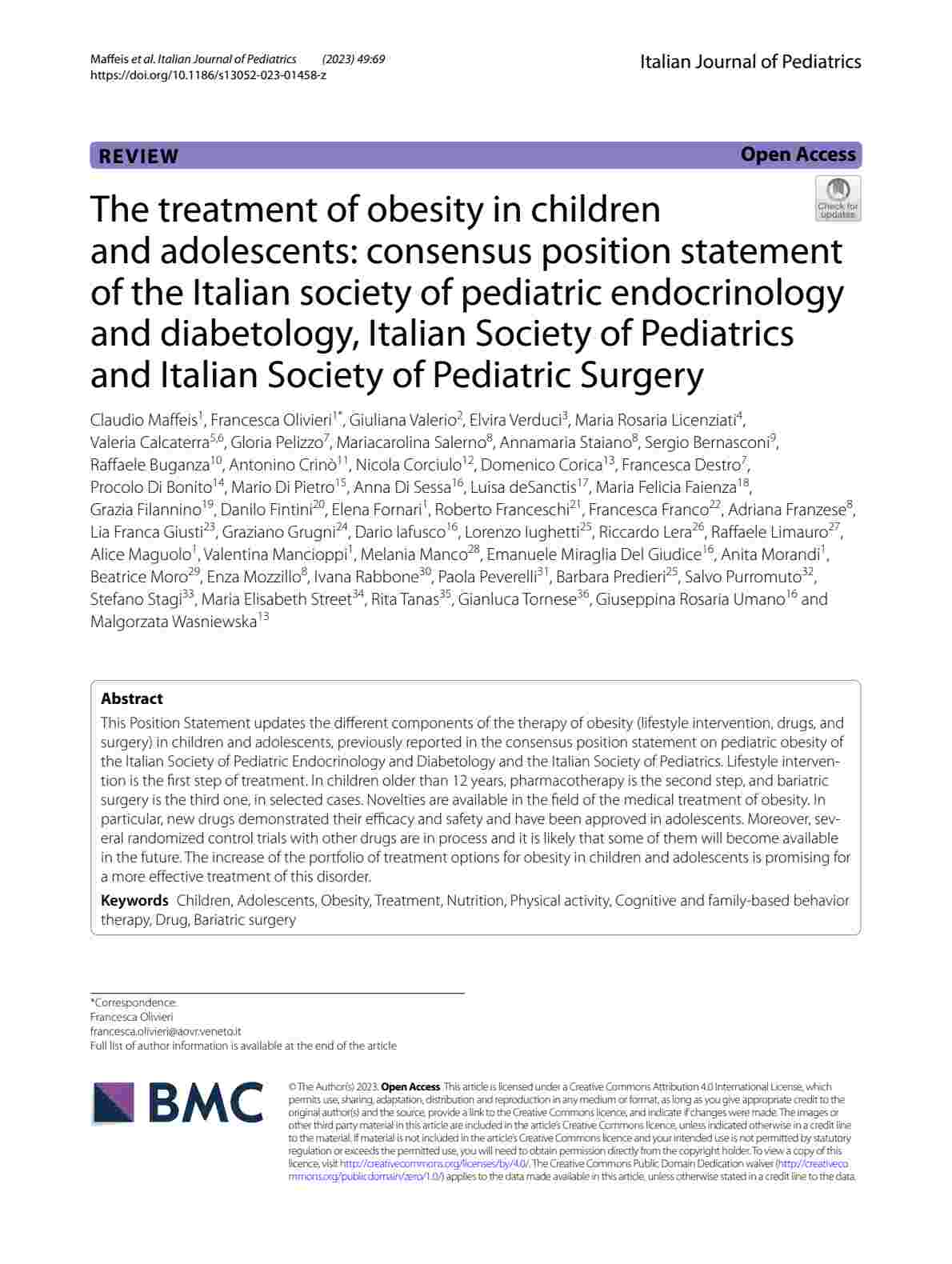 2023 意大利共识声明:儿童和青少年肥胖的治疗PDF电子书下载 - 中医养生阁中医教学-中医资料-中医医案-中医针灸-古籍珍本-中医基础-中医经典-中医-名家学术-中医男科-疾病专治-经方论治-名族医药-中医方剂-中药本草-中医拔罐-中医刮痧-推拿按摩-中医内科-中西结合-中医妇科-中医皮肤-中医医话-中医外科-中医儿科-中医儿科-海外中医-特色疗法-中医骨伤-中医四诊-中医养生阁