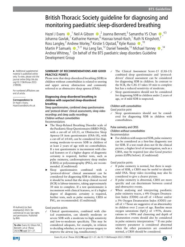 2023 BTS指南:儿童睡眠呼吸障碍的诊断和监测PDF电子书下载 - 中医养生阁中医教学-中医资料-中医医案-中医针灸-古籍珍本-中医基础-中医经典-中医-名家学术-中医男科-疾病专治-经方论治-名族医药-中医方剂-中药本草-中医拔罐-中医刮痧-推拿按摩-中医内科-中西结合-中医妇科-中医皮肤-中医医话-中医外科-中医儿科-中医儿科-海外中医-特色疗法-中医骨伤-中医四诊-中医养生阁