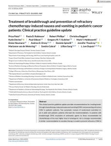 2023 POGO临床实践指南:儿童肿瘤患者化疗难治性恶心呕吐的突破性治疗与预防(更新版)PDF电子书下载中医教学-中医资料-中医医案-中医针灸-古籍珍本-中医基础-中医经典-中医-名家学术-中医男科-疾病专治-经方论治-名族医药-中医方剂-中药本草-中医拔罐-中医刮痧-推拿按摩-中医内科-中西结合-中医妇科-中医皮肤-中医医话-中医外科-中医儿科-中医儿科-海外中医-特色疗法-中医骨伤-中医四诊-中医养生阁