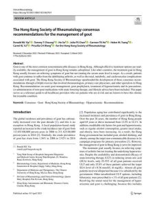 2023 HKSR共识建议:痛风的管理PDF电子书下载中医教学-中医资料-中医医案-中医针灸-古籍珍本-中医基础-中医经典-中医-名家学术-中医男科-疾病专治-经方论治-名族医药-中医方剂-中药本草-中医拔罐-中医刮痧-推拿按摩-中医内科-中西结合-中医妇科-中医皮肤-中医医话-中医外科-中医儿科-中医儿科-海外中医-特色疗法-中医骨伤-中医四诊-中医养生阁
