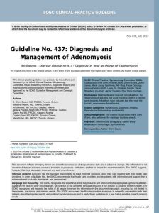 2023 SOGC临床实践指南:子宫腺肌病的诊断与治疗(No.437)PDF电子书下载中医教学-中医资料-中医医案-中医针灸-古籍珍本-中医基础-中医经典-中医-名家学术-中医男科-疾病专治-经方论治-名族医药-中医方剂-中药本草-中医拔罐-中医刮痧-推拿按摩-中医内科-中西结合-中医妇科-中医皮肤-中医医话-中医外科-中医儿科-中医儿科-海外中医-特色疗法-中医骨伤-中医四诊-中医养生阁