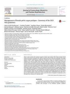 2021 HAS指南:女性盆腔器官脱垂的管理(概要)PDF电子书下载中医教学-中医资料-中医医案-中医针灸-古籍珍本-中医基础-中医经典-中医-名家学术-中医男科-疾病专治-经方论治-名族医药-中医方剂-中药本草-中医拔罐-中医刮痧-推拿按摩-中医内科-中西结合-中医妇科-中医皮肤-中医医话-中医外科-中医儿科-中医儿科-海外中医-特色疗法-中医骨伤-中医四诊-中医养生阁