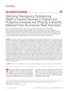 2023 AHA科学声明:优化孕前心血管健康以改善妊娠和产后个体及后代结局PDF电子书下载中医教学-中医资料-中医医案-中医针灸-古籍珍本-中医基础-中医经典-中医-名家学术-中医男科-疾病专治-经方论治-名族医药-中医方剂-中药本草-中医拔罐-中医刮痧-推拿按摩-中医内科-中西结合-中医妇科-中医皮肤-中医医话-中医外科-中医儿科-中医儿科-海外中医-特色疗法-中医骨伤-中医四诊-中医养生阁