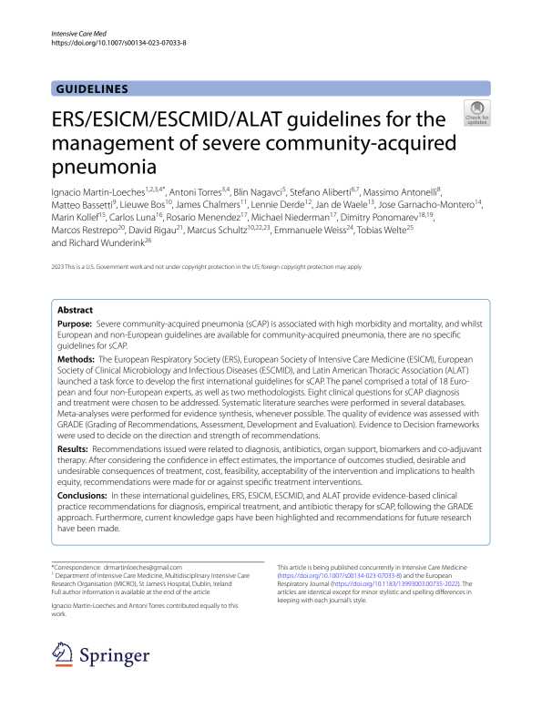 2023 ERS／ESICM／ESCMID／ALAT指南：严重社区获得性肺炎的管理PDF电子书下载中医教学-中医资料-中医医案-中医针灸-古籍珍本-中医基础-中医经典-中医-名家学术-中医男科-疾病专治-经方论治-名族医药-中医方剂-中药本草-中医拔罐-中医刮痧-推拿按摩-中医内科-中西结合-中医妇科-中医皮肤-中医医话-中医外科-中医儿科-中医儿科-海外中医-特色疗法-中医骨伤-中医四诊-中医养生阁