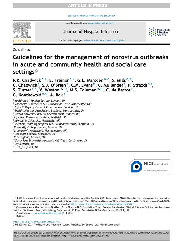 2023 HIS指南:急性和社区卫生以及社会护理机构诺如病毒病毒暴发的管理PDF电子书下载 - 中医养生阁中医教学-中医资料-中医医案-中医针灸-古籍珍本-中医基础-中医经典-中医-名家学术-中医男科-疾病专治-经方论治-名族医药-中医方剂-中药本草-中医拔罐-中医刮痧-推拿按摩-中医内科-中西结合-中医妇科-中医皮肤-中医医话-中医外科-中医儿科-中医儿科-海外中医-特色疗法-中医骨伤-中医四诊-中医养生阁