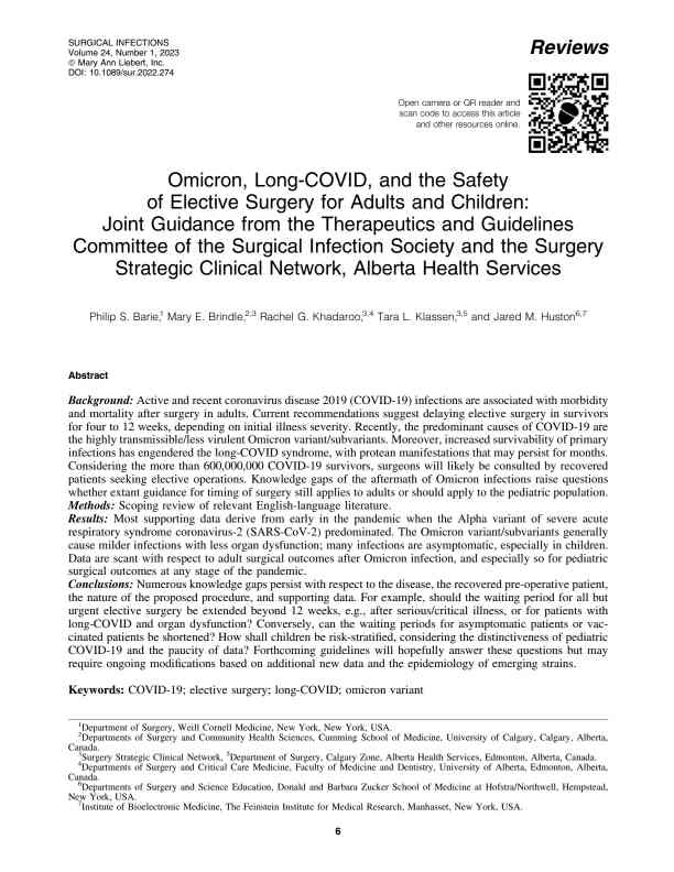 2023 SIS指南:奥密克戎、长期COVID与成人和儿童择期手术的安全性PDF电子书下载 - 中医养生阁中医教学-中医资料-中医医案-中医针灸-古籍珍本-中医基础-中医经典-中医-名家学术-中医男科-疾病专治-经方论治-名族医药-中医方剂-中药本草-中医拔罐-中医刮痧-推拿按摩-中医内科-中西结合-中医妇科-中医皮肤-中医医话-中医外科-中医儿科-中医儿科-海外中医-特色疗法-中医骨伤-中医四诊-中医养生阁