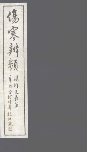 伤寒辨类 卷上PDF电子书下载 - 中医养生阁中医教学-中医资料-中医医案-中医针灸-古籍珍本-中医基础-中医经典-中医-名家学术-中医男科-疾病专治-经方论治-名族医药-中医方剂-中药本草-中医拔罐-中医刮痧-推拿按摩-中医内科-中西结合-中医妇科-中医皮肤-中医医话-中医外科-中医儿科-中医儿科-海外中医-特色疗法-中医骨伤-中医四诊-中医养生阁