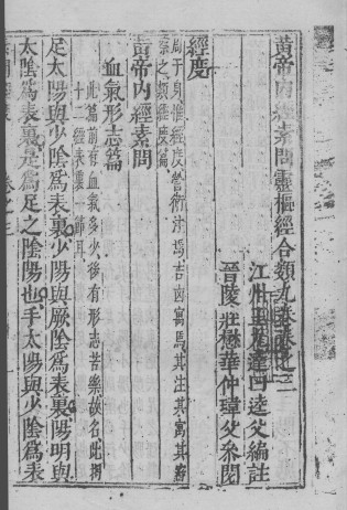 黄帝内经素问灵枢经分类 卷3PDF电子书下载 - 中医养生阁中医教学-中医资料-中医医案-中医针灸-古籍珍本-中医基础-中医经典-中医-名家学术-中医男科-疾病专治-经方论治-名族医药-中医方剂-中药本草-中医拔罐-中医刮痧-推拿按摩-中医内科-中西结合-中医妇科-中医皮肤-中医医话-中医外科-中医儿科-中医儿科-海外中医-特色疗法-中医骨伤-中医四诊-中医养生阁